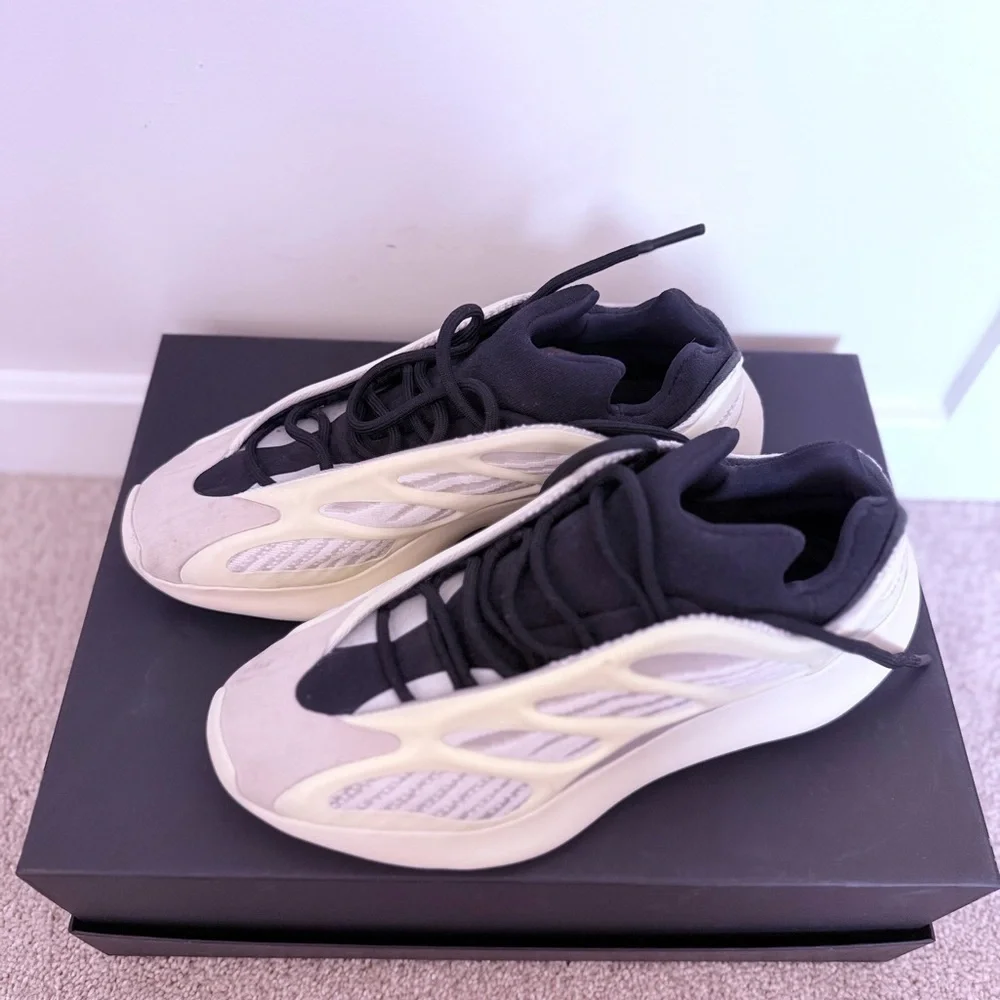adidas Yeezy 700 Azael Black and White Sneakers
